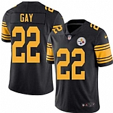 Nike Men & Women & Youth Steelers 22 William Gay Black Color Rush Limited Jersey,baseball caps,new era cap wholesale,wholesale hats